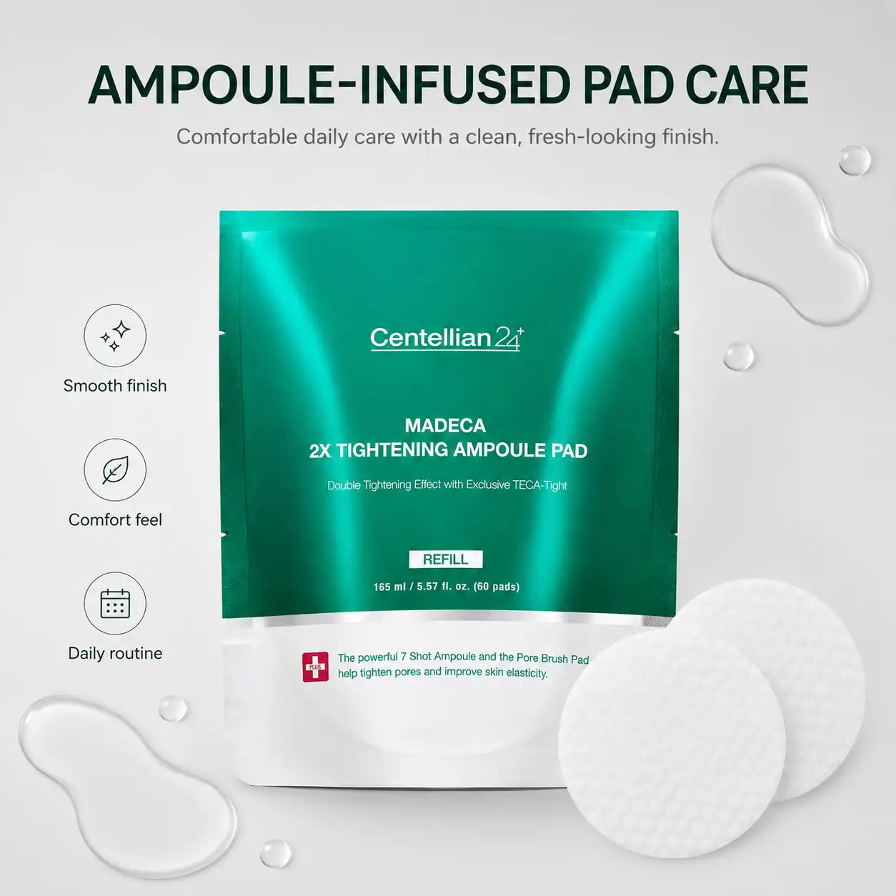 Centellian24 Madeca Double Tightening Ampoule Pad Refill 60pcs