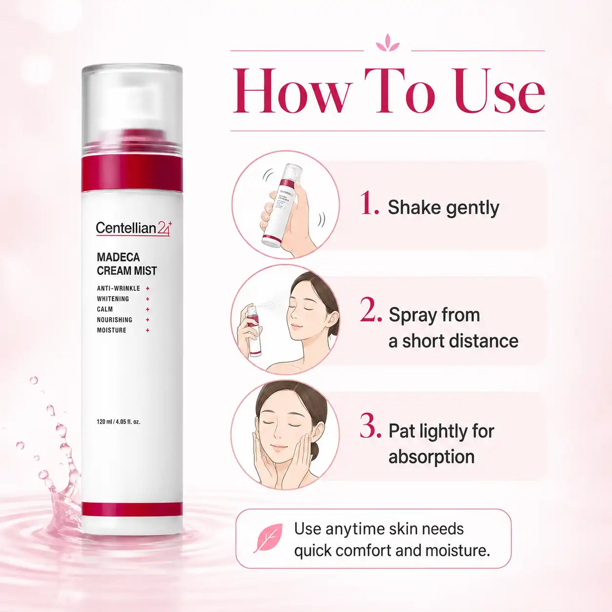 Centellian24 Madeca Cream Mist 120ml