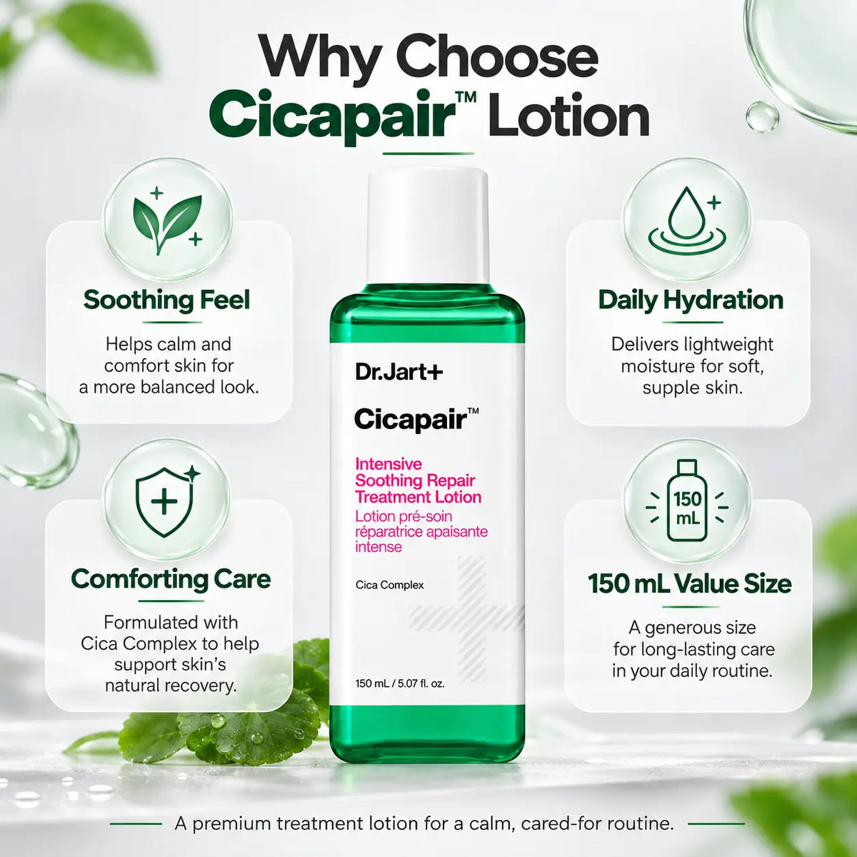 Dr. Jart+ Cicapair Intensive Soothing Repair care Lotion 150ml