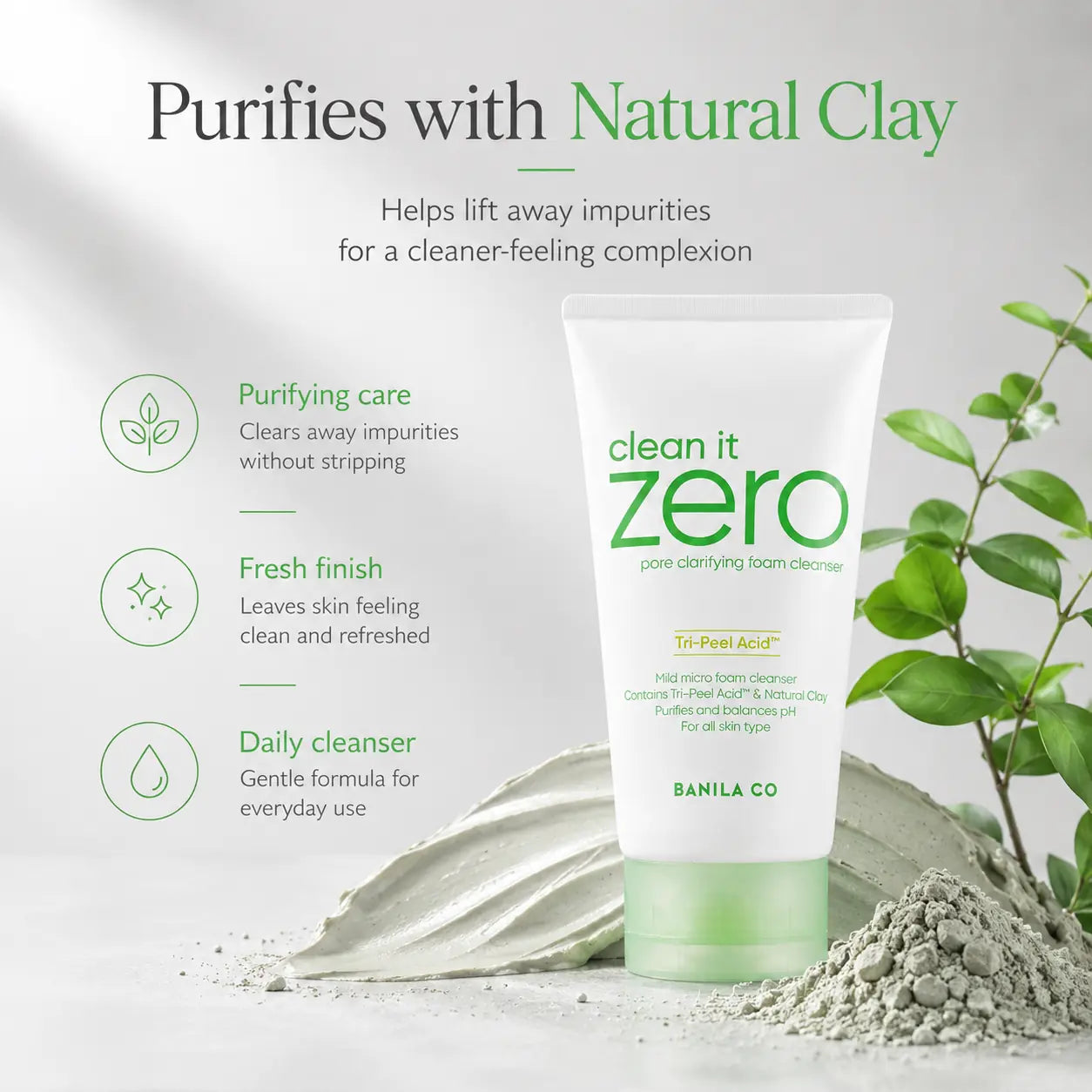 Banila Co Clean It Zero Foam Cleanser Pore Clarifying 150ml