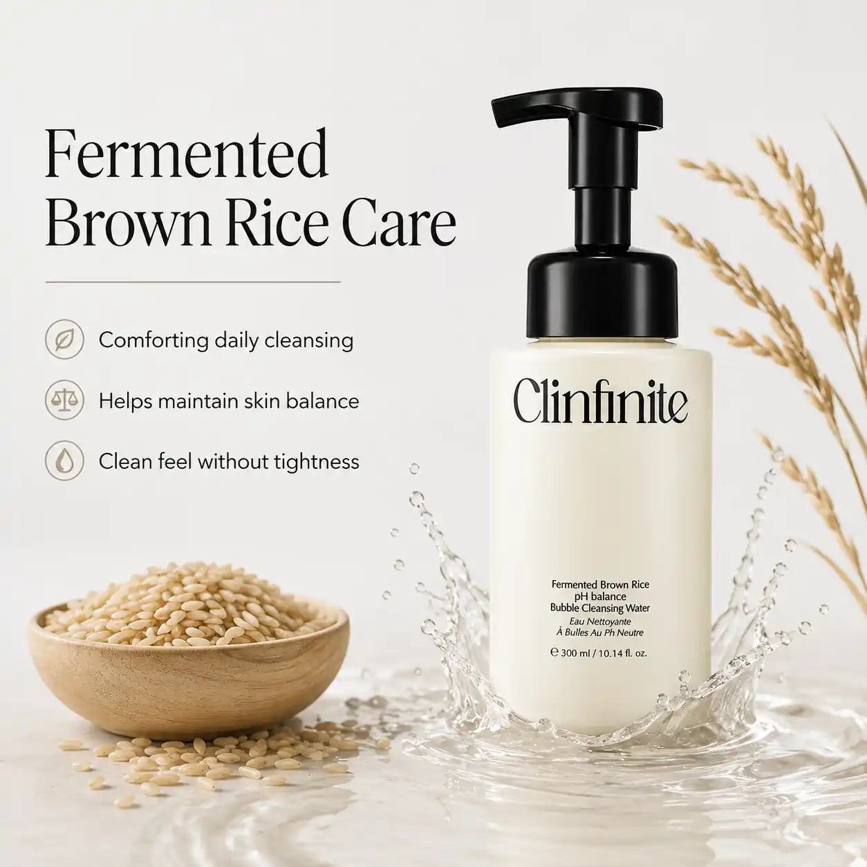 Clinfinite Fermented Rice Bubble Cleansing Water