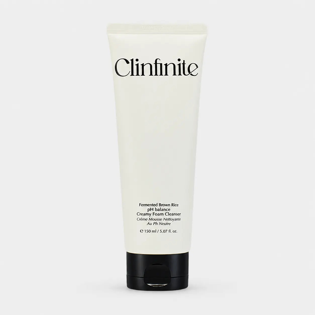 Clinfinite Fermented Rice Mild Acidic Creamy Foam Cleanser 150ml, Korean rice foam cleanser