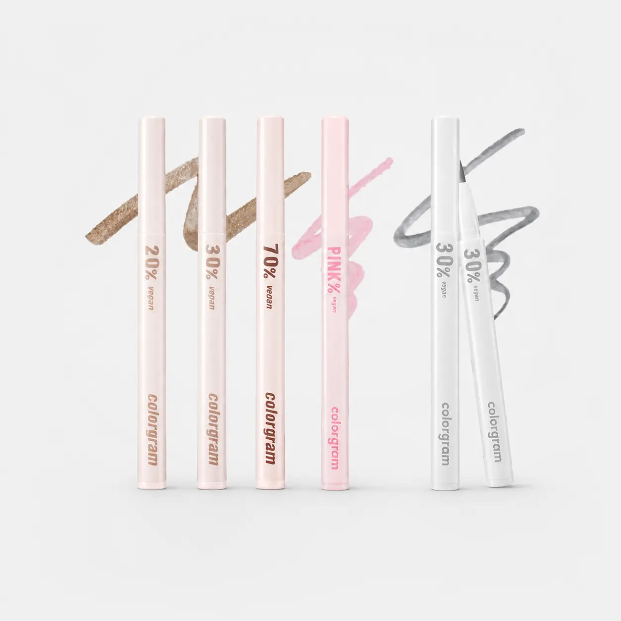 Colorgram Shade Re-Forming Brush Liner 5 shades lineup