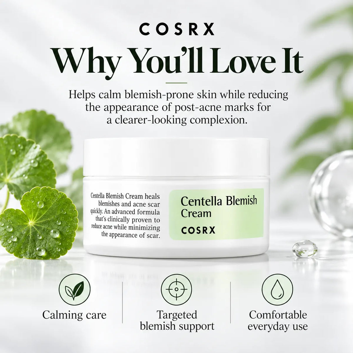COSRX Centella Blemish Cream 30ml