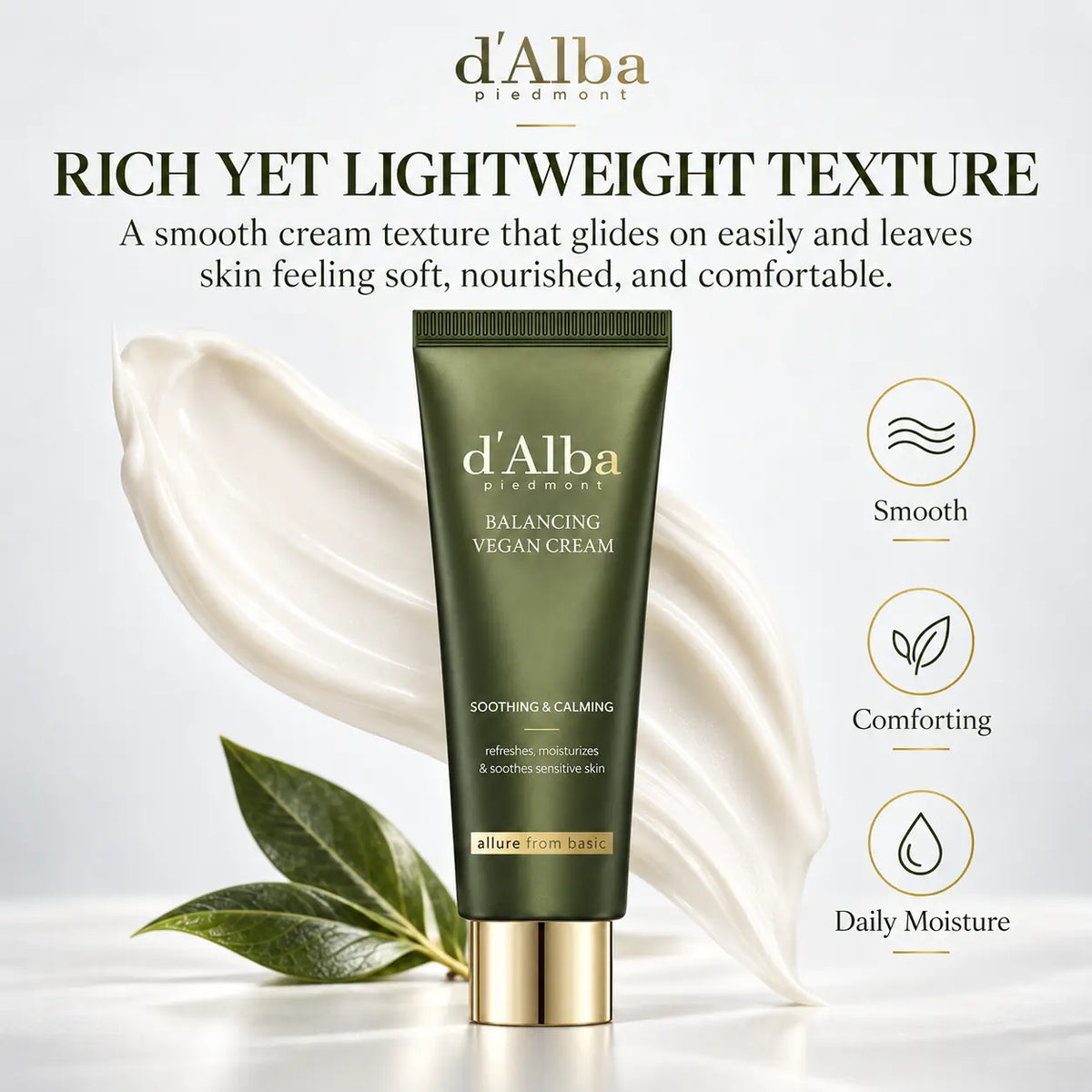 d'Alba Mild Skin Balancing Vegan Cream 55ml