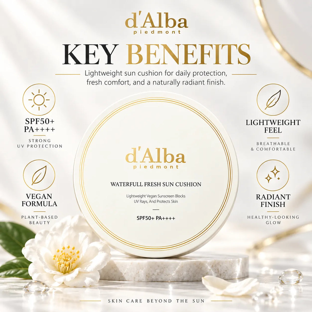d'Alba Waterfull Fresh Sun Cushion 25g