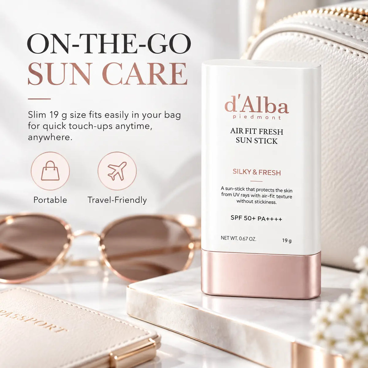 d'Alba Air Fit Fresh Sun Stick SPF50+ PA++++ 19g