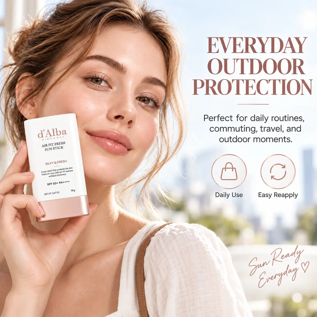d'Alba Air Fit Fresh Sun Stick SPF50+ PA++++ 19g