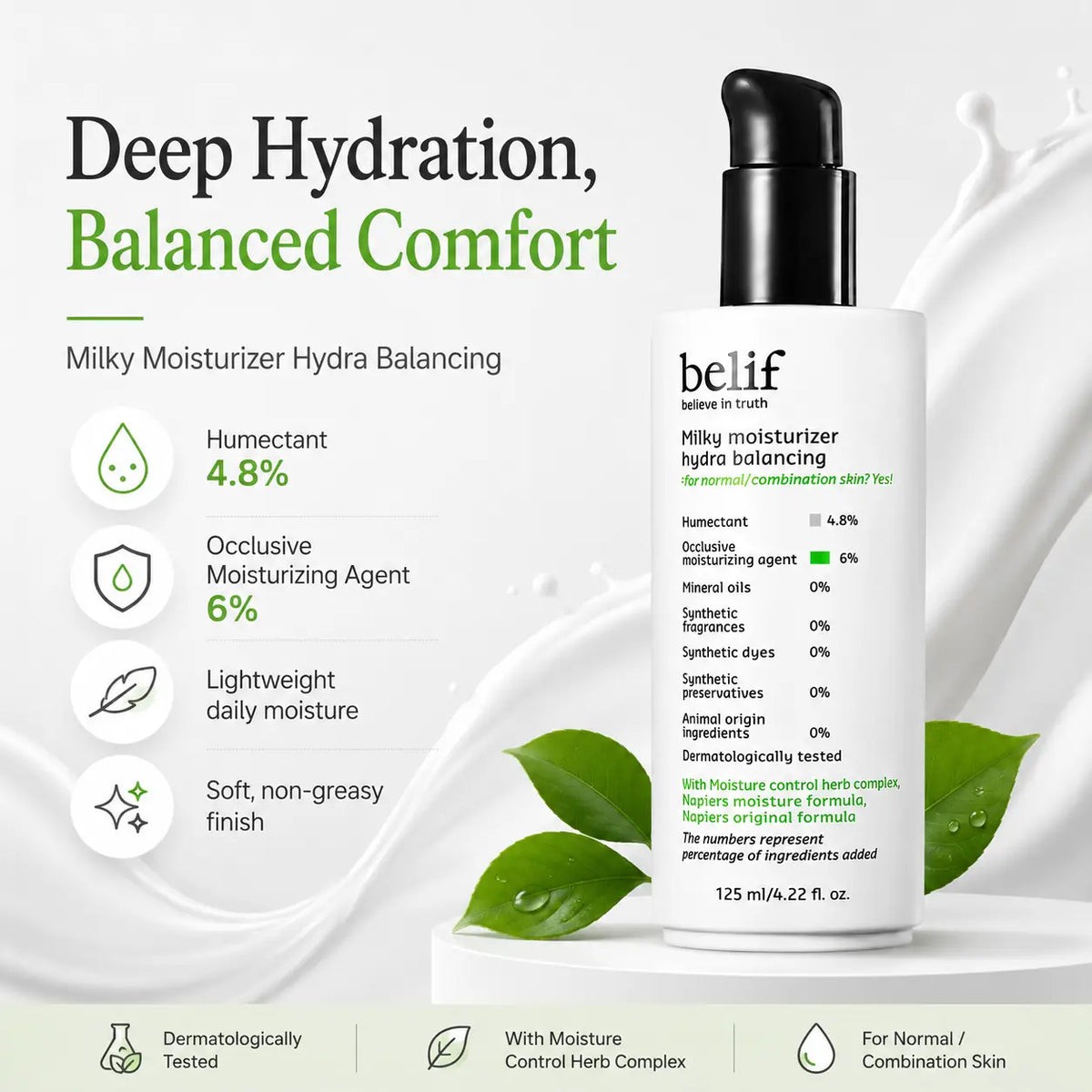 belif Milky Moisturizer Hydra Balancing 125ml