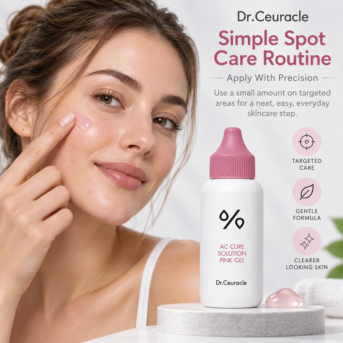 Dr. Ceuracle AC helps care for Solution Pink Gel 50ml