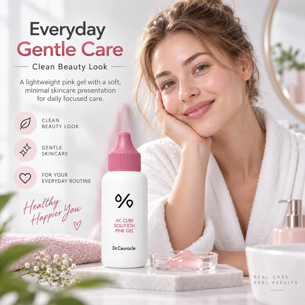 Dr. Ceuracle AC helps care for Solution Pink Gel 50ml