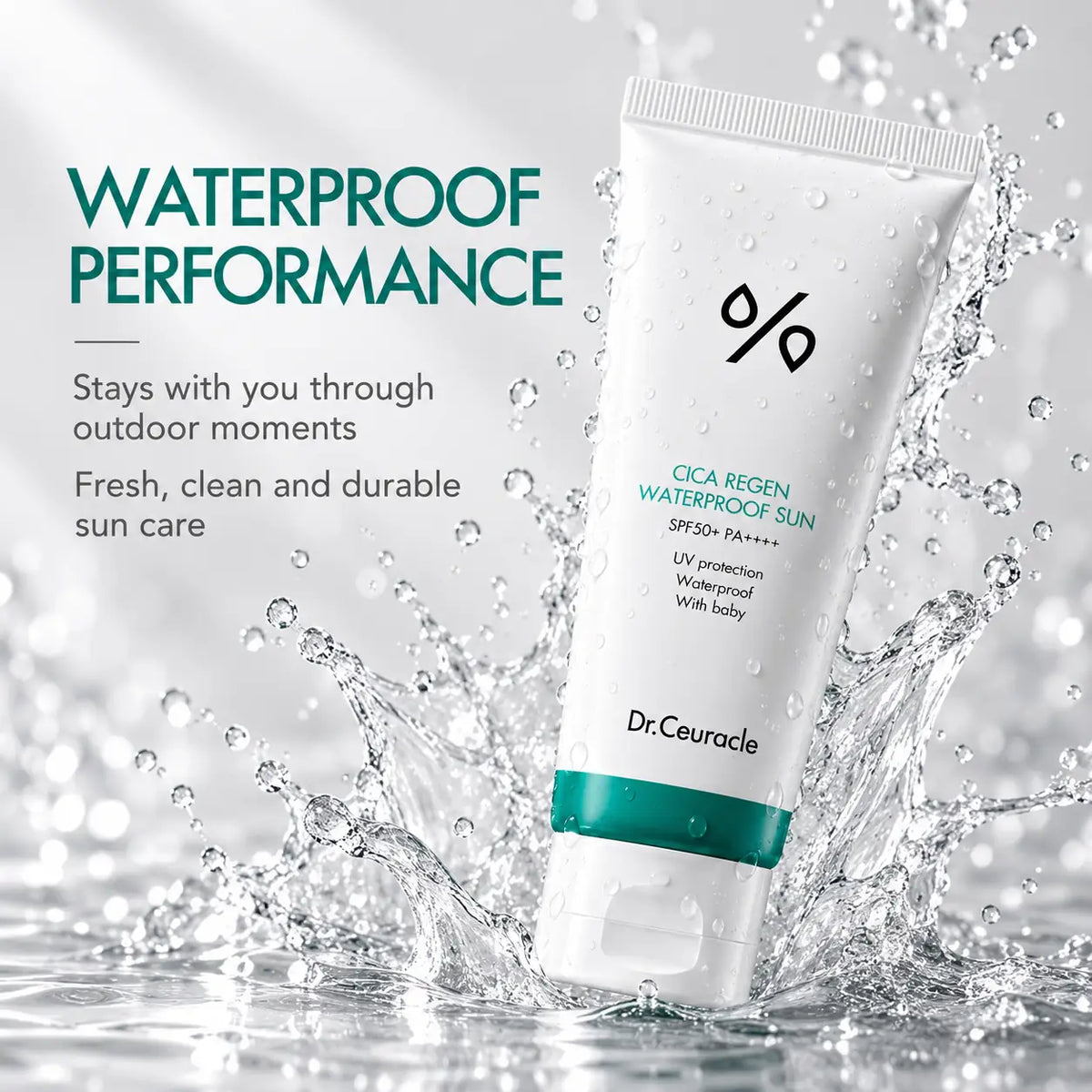 Dr. Ceuracle Cica Regen Waterproof Sun SPF50+ PA++++ 100ml