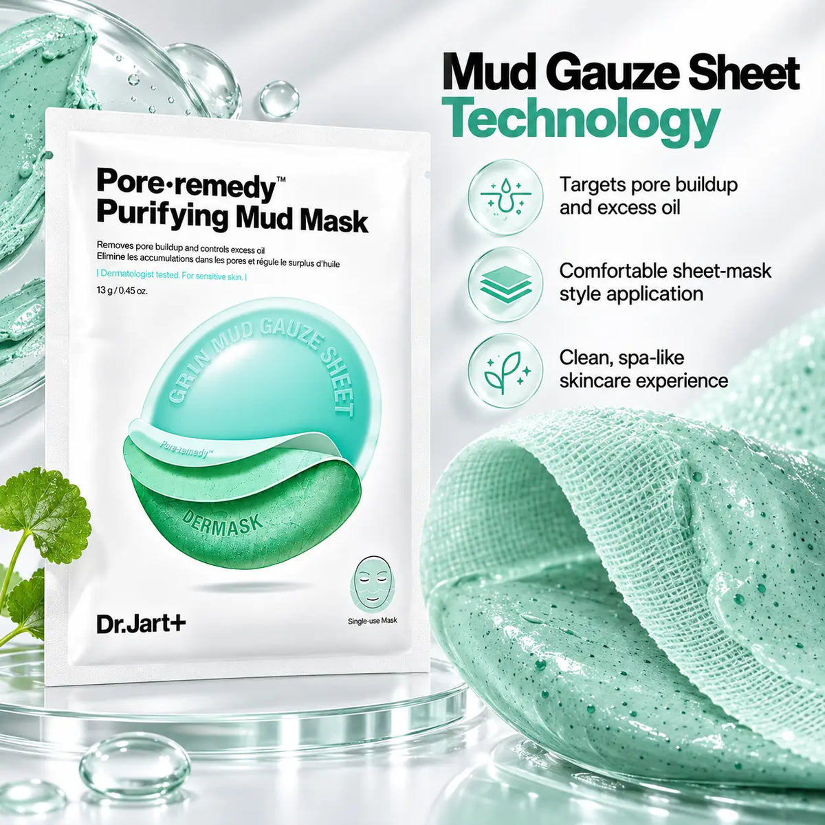 Dr. Jart+ Pore Remedy Purifying Mud Mask 13g 25g 25g 1ea 13g