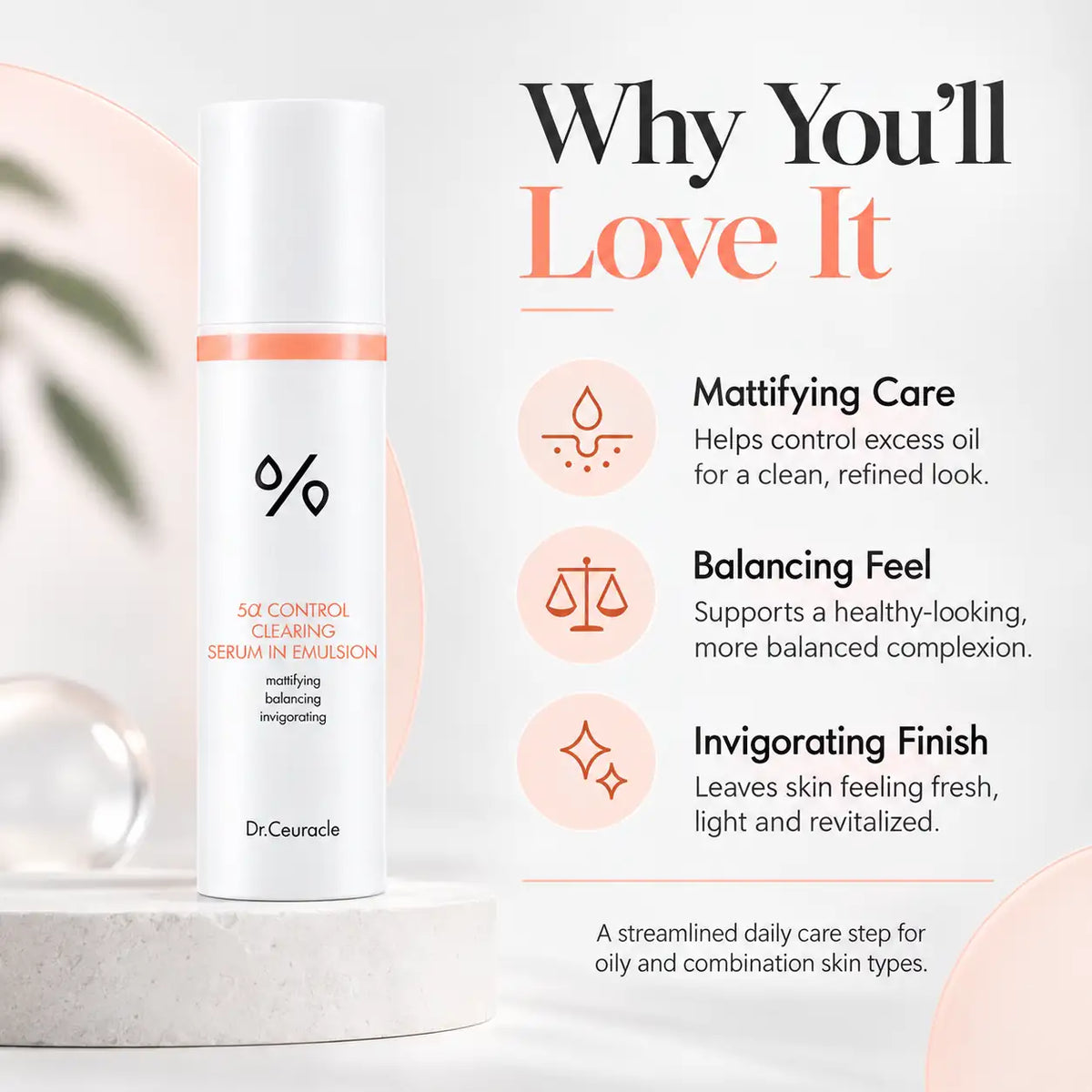 Dr. Ceuracle 5α Control Clearing Serum in Emulsion 100ml