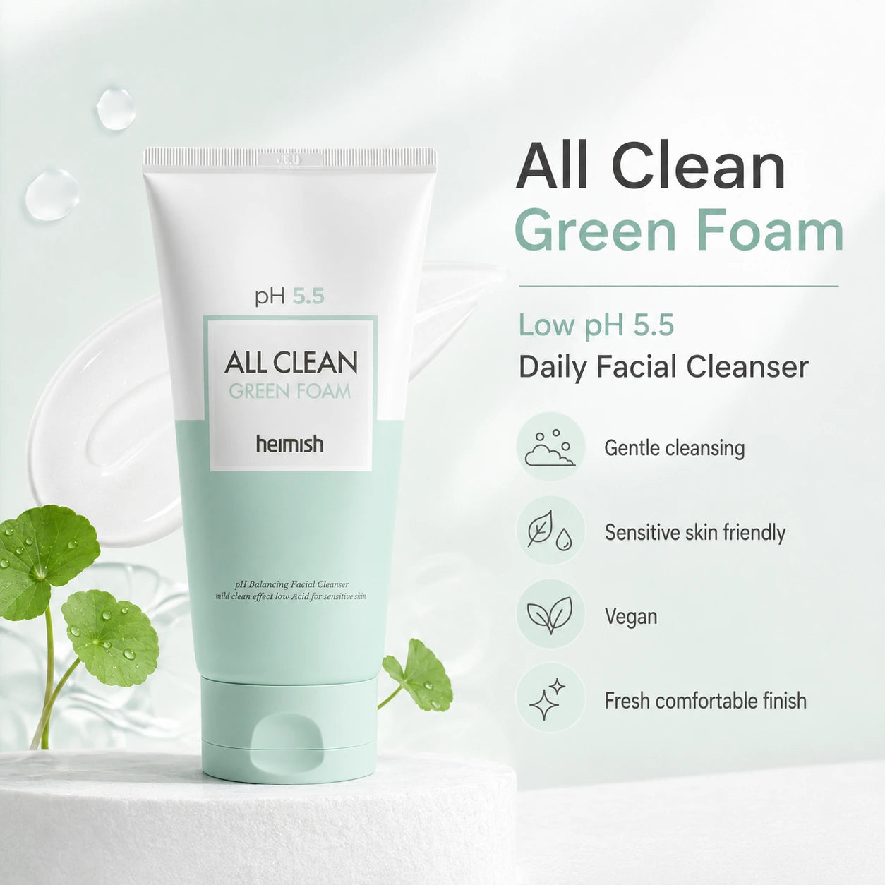 heimish All Clean Green Foam Mini 30ml