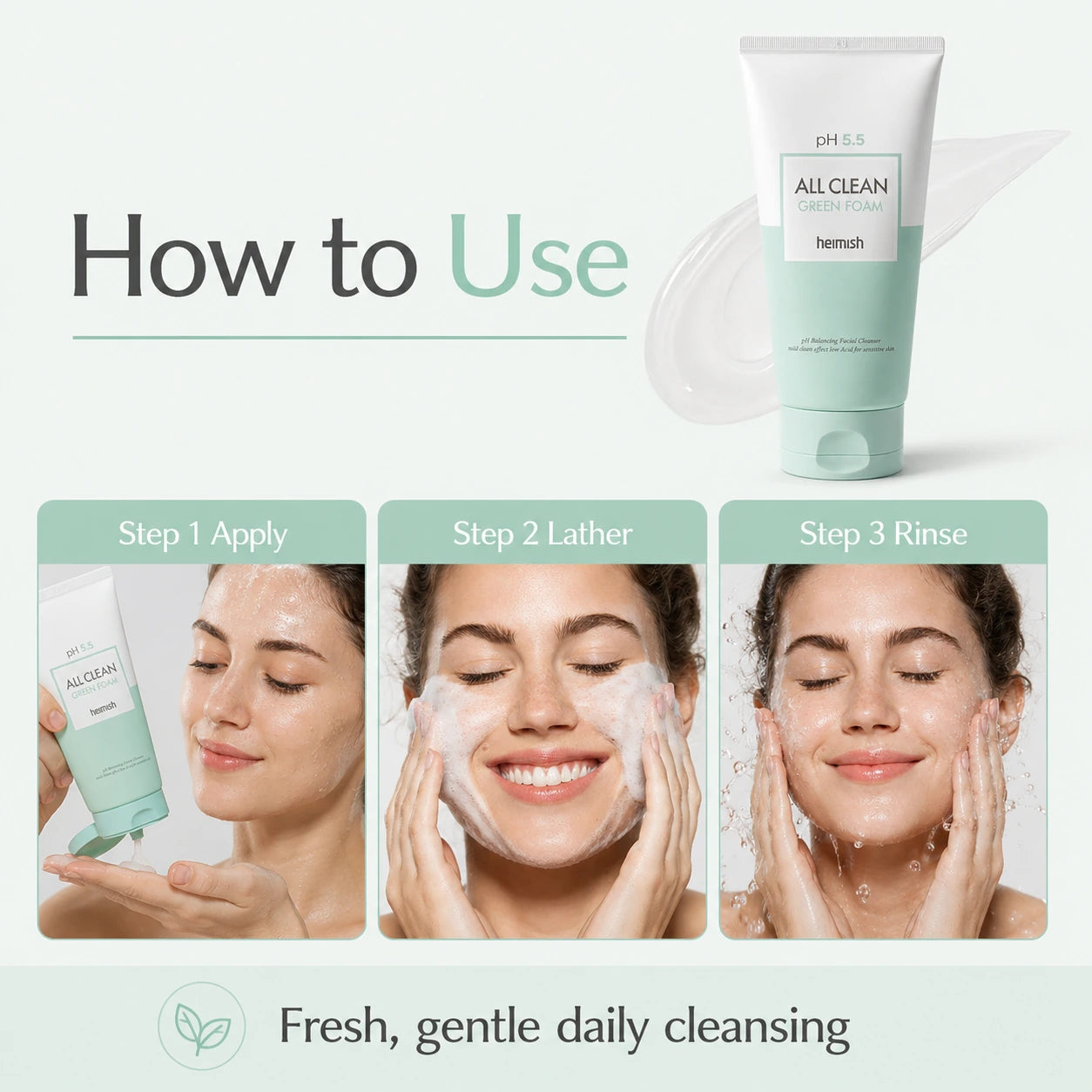heimish All Clean Green Foam Mini 30ml