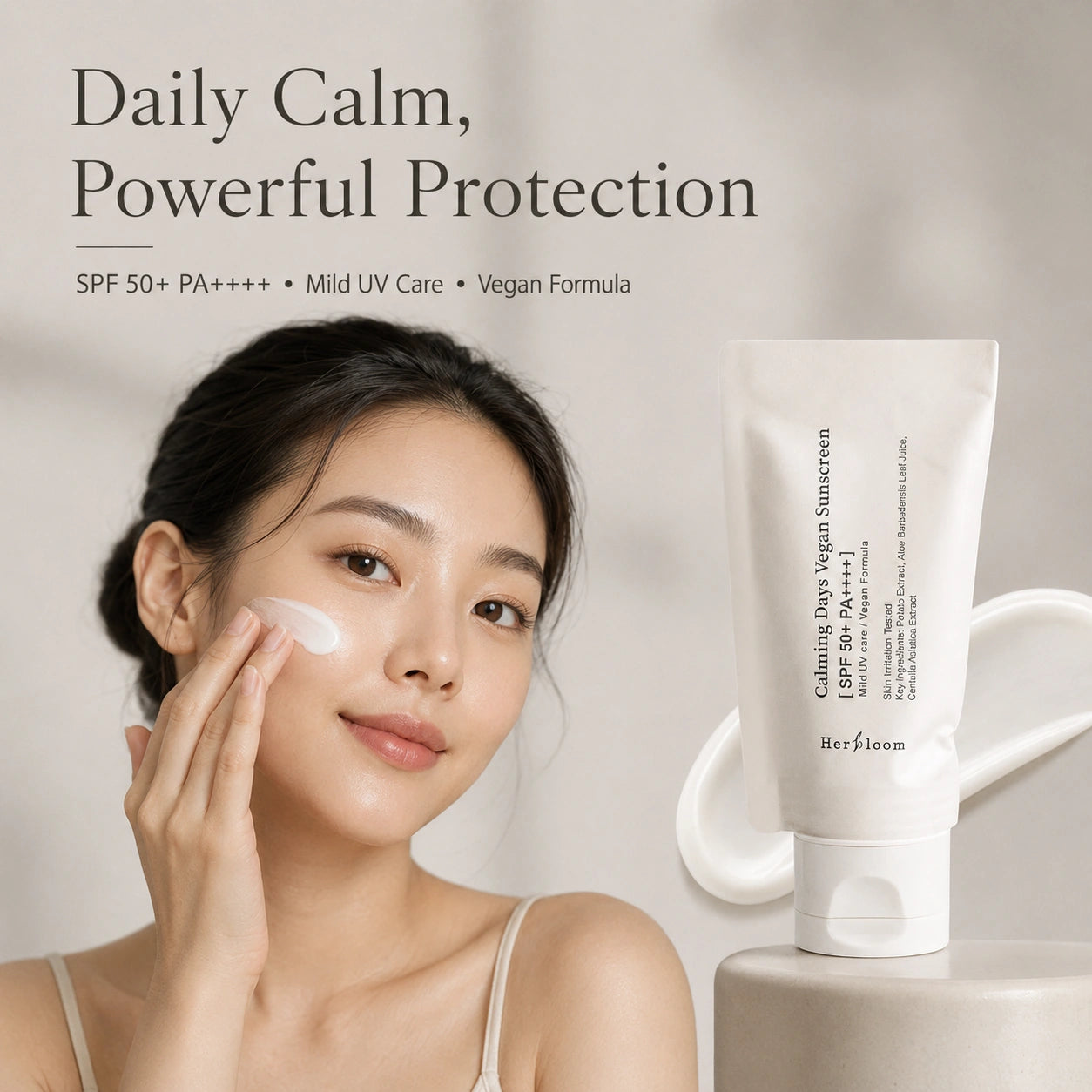 HERBLOOM Calming Days Vegan Sunscreen SPF50 50ml