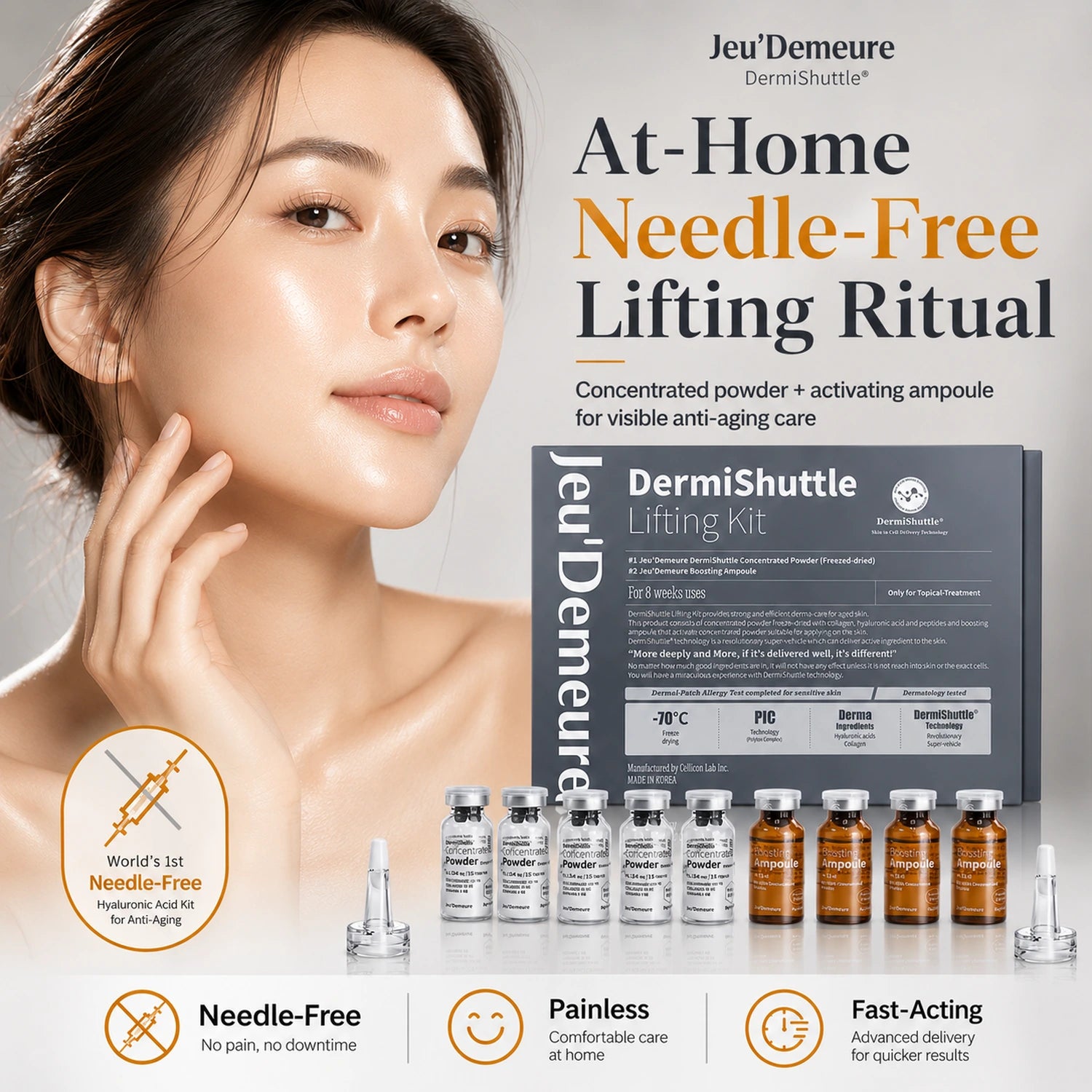 JEU'DEMEURE DermiShuttle Lifting Kit 2 Weeks