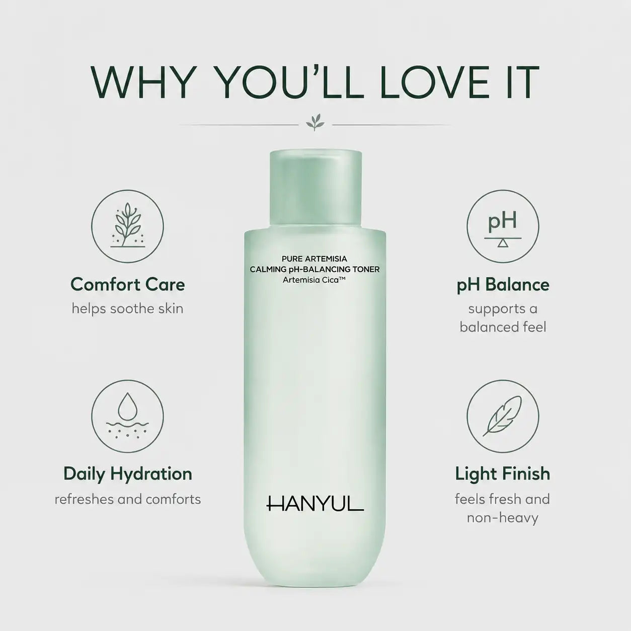 HANYUL Pure Artemisia Watery Calming Toner 150ml