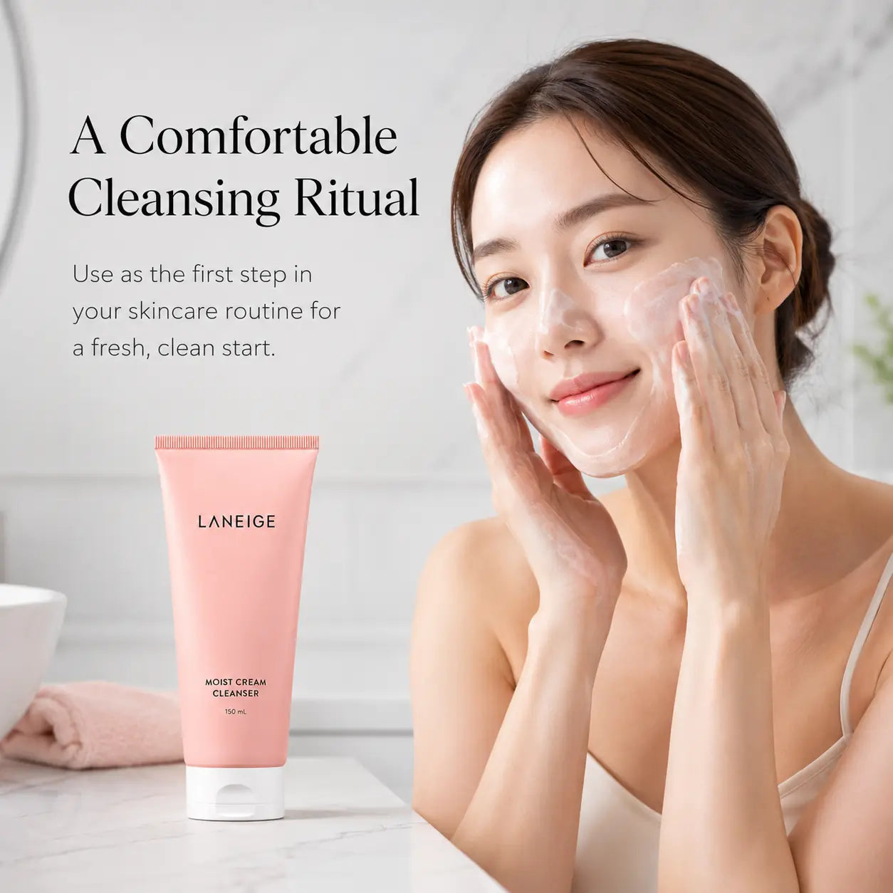 AROMATICA Reviving Rose Infusion Cream Cleanser 145g