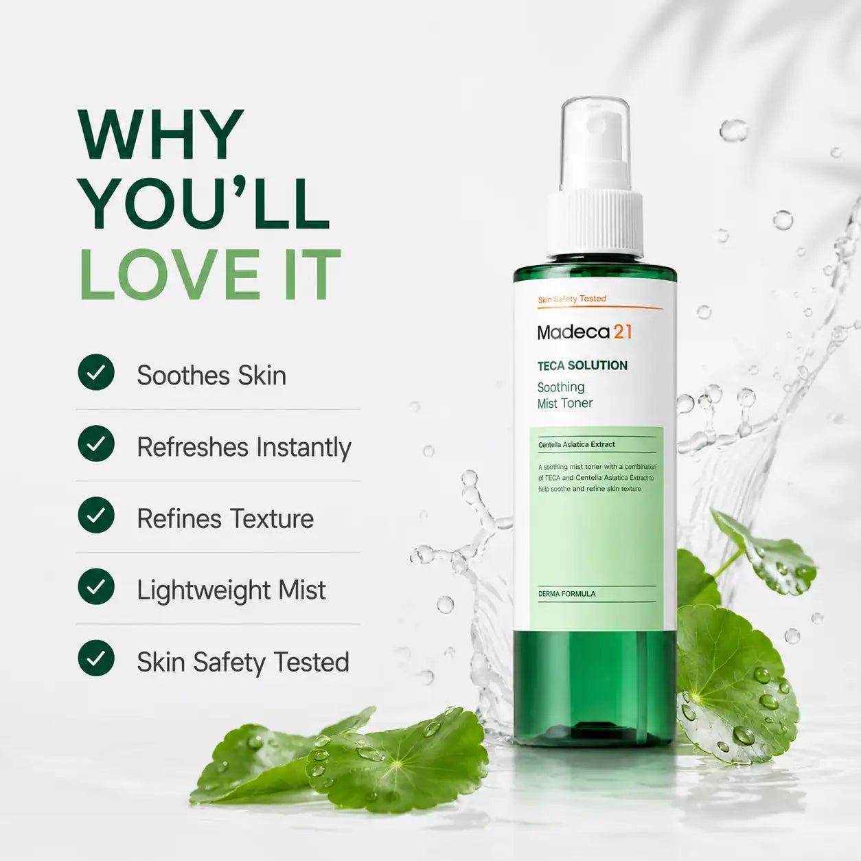 Madeca21 Teca Solution Soothing Mist Toner 200ml