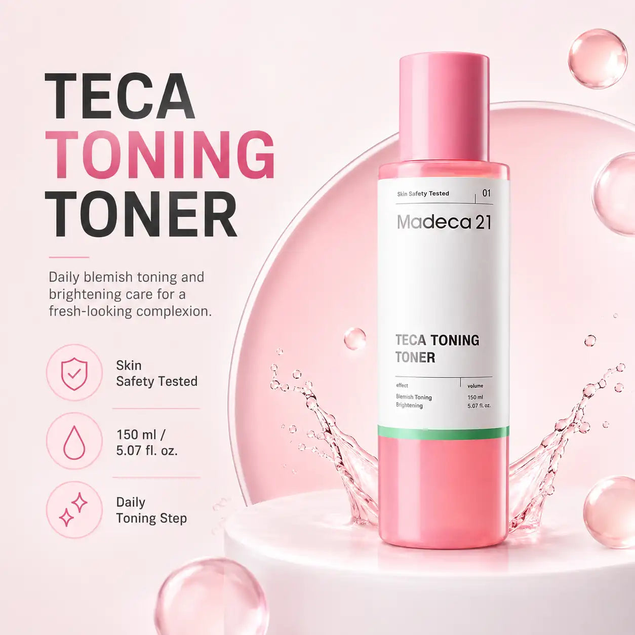 Madeca21 Teca Toning Toner 150ml