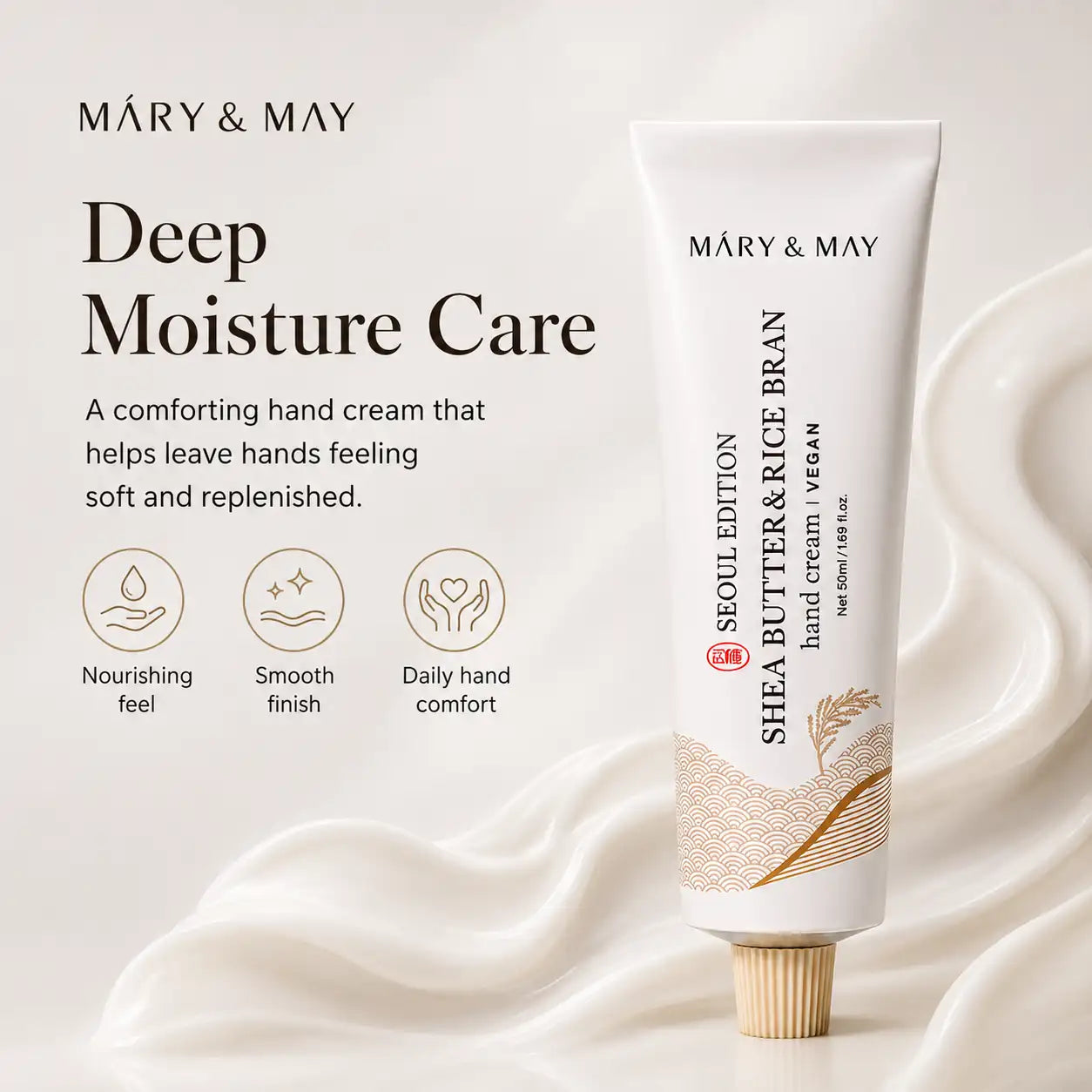 Mary&May Seoul Edition Shea Butter & Rice Bran Hand Cream 50ml