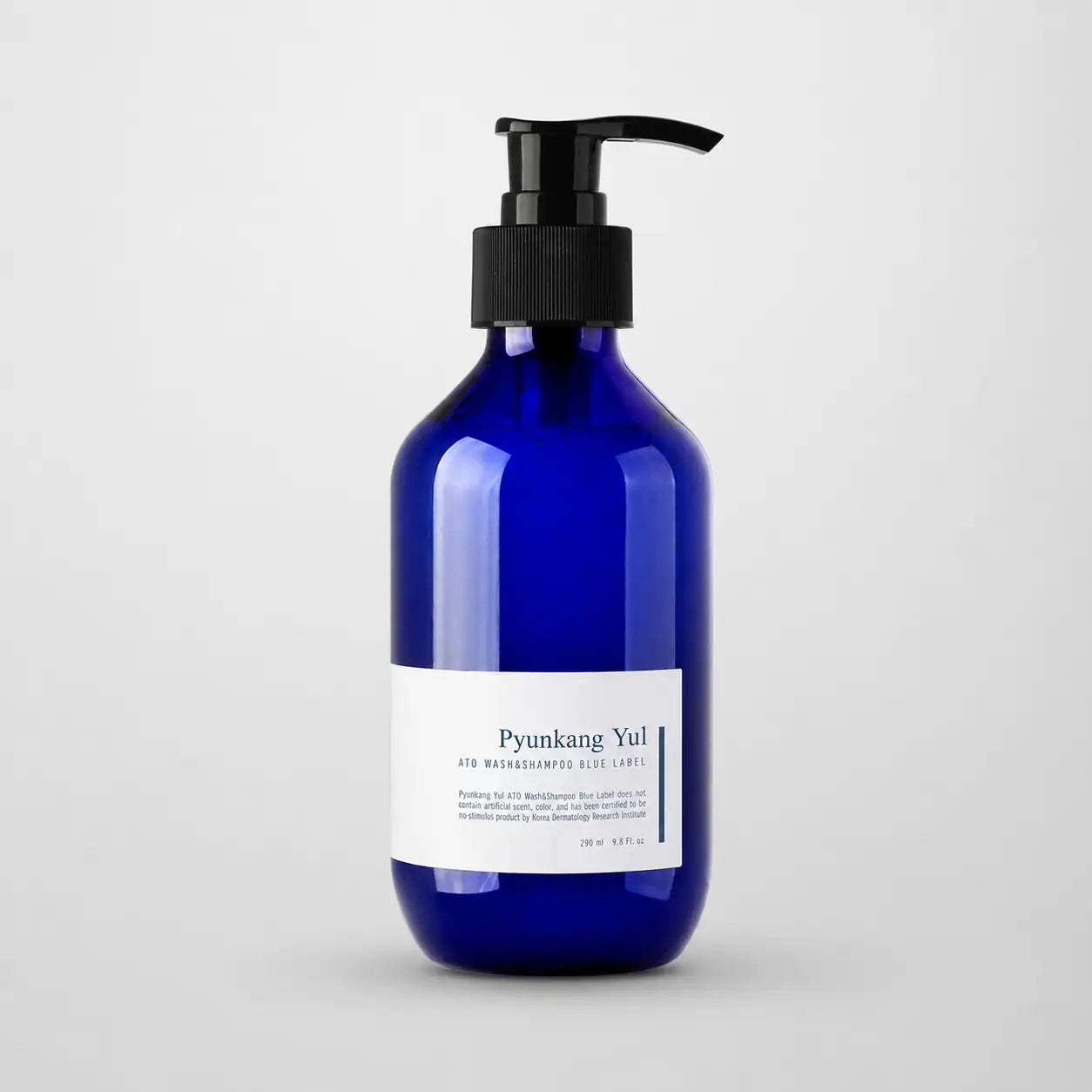 Pyunkang Yul ato wash and shampoo blue label bottle front