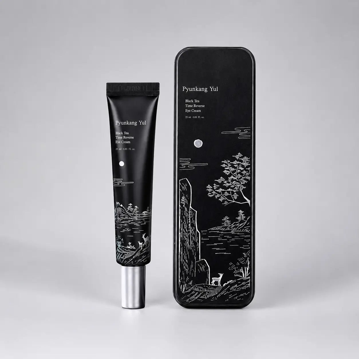 Pyunkang Yul black tea time reverse eye cream tube front
