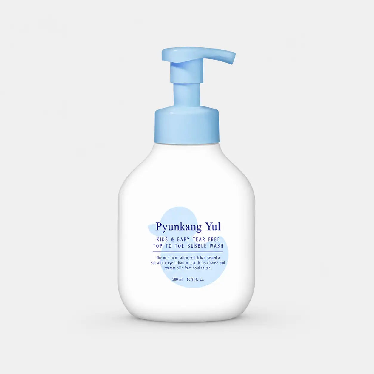 Pyunkang Yul Top to Toe Bubble Wash 500ml pump bottle, front view