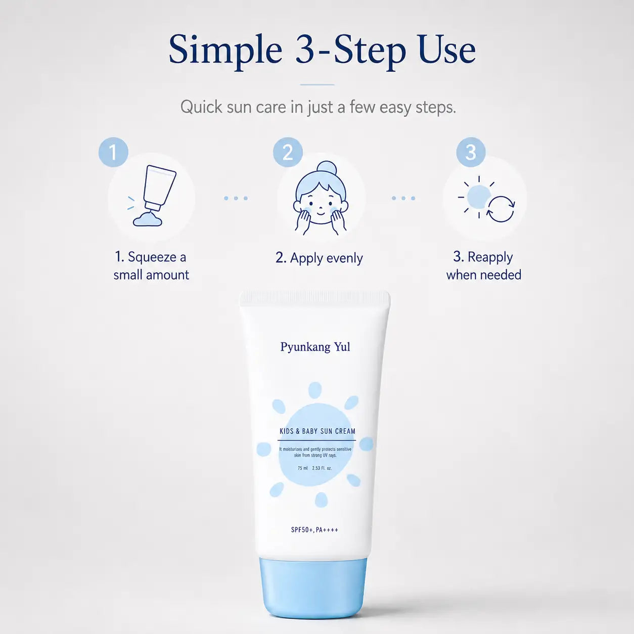 Pyunkang Yul Kids & Baby Sun Cream 75ml