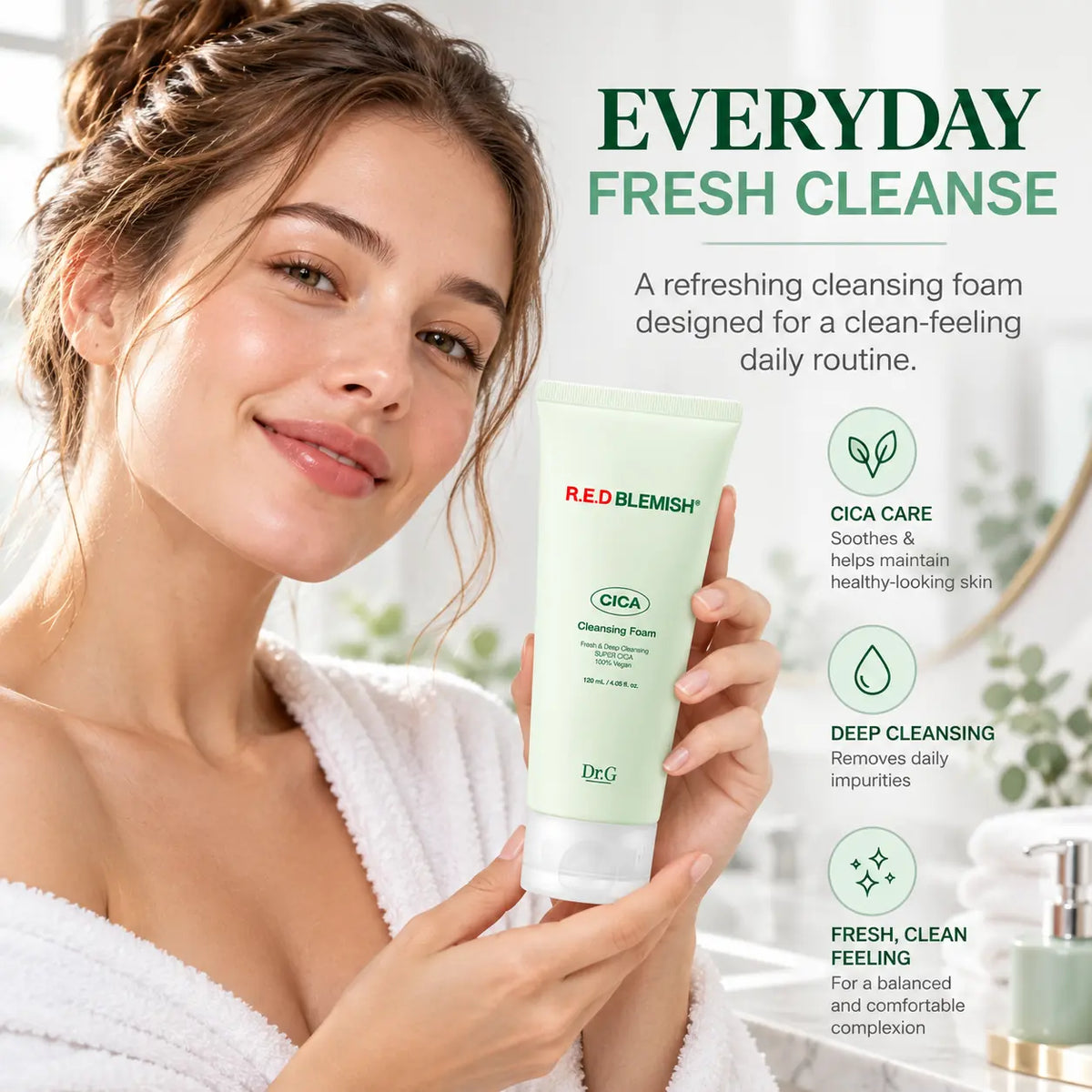 Dr.G Red Blemish Cica Cleansing Foam 120ml