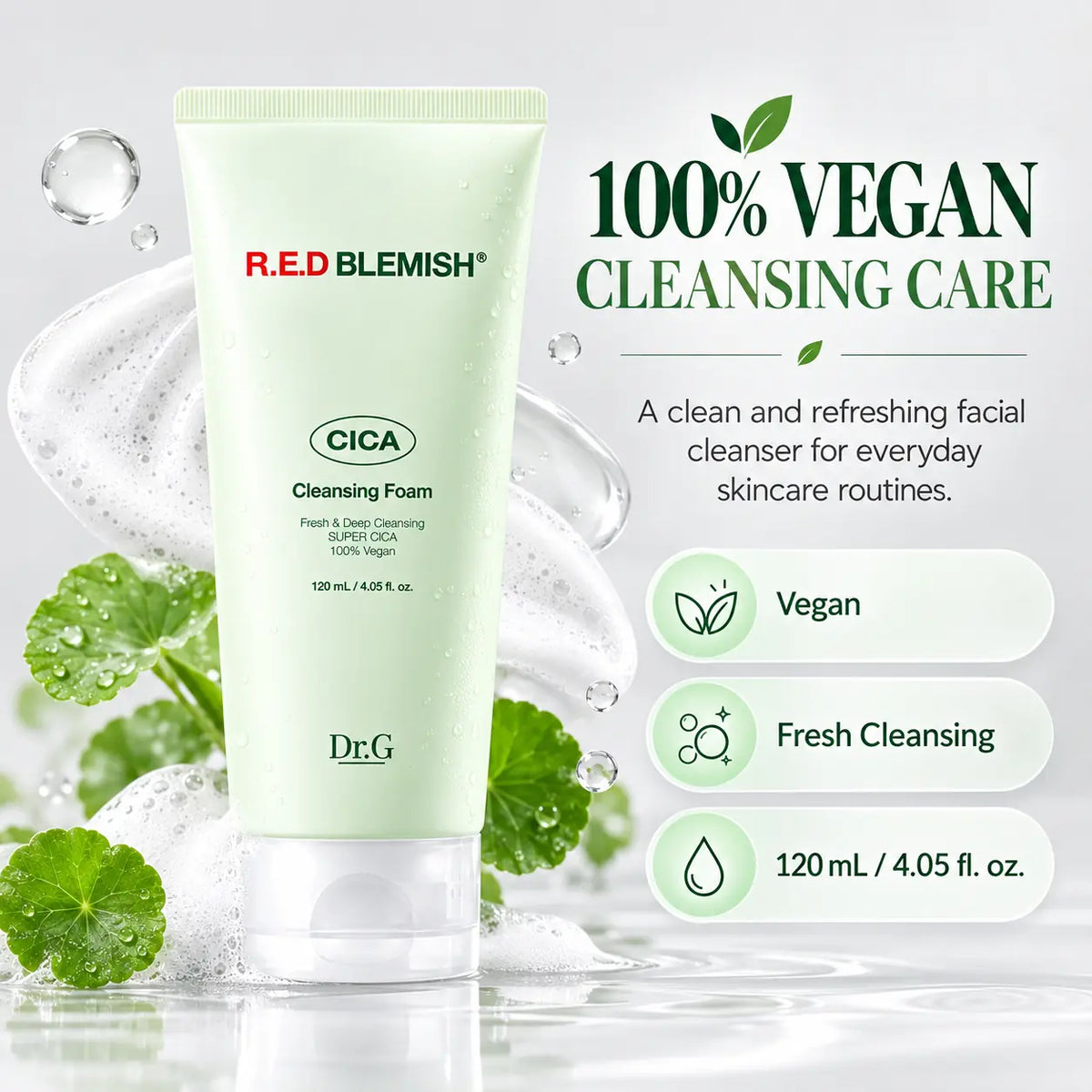 Dr.G Red Blemish Cica Cleansing Foam 120ml