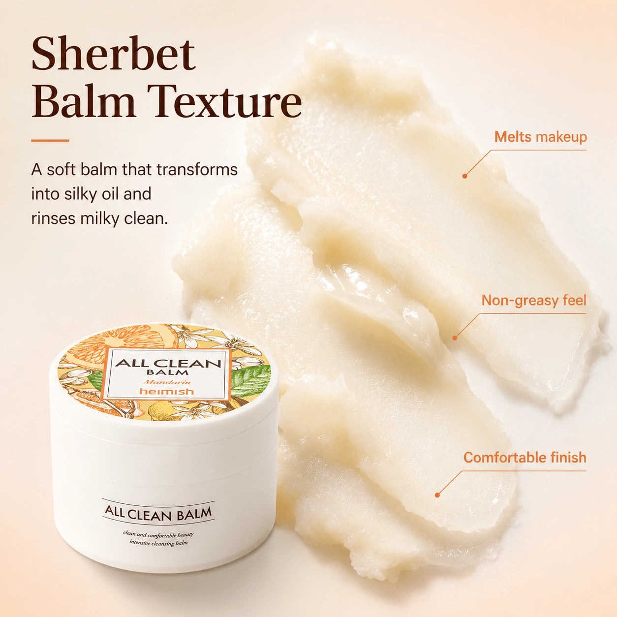 heimish All Clean Balm Mandarin 120ml