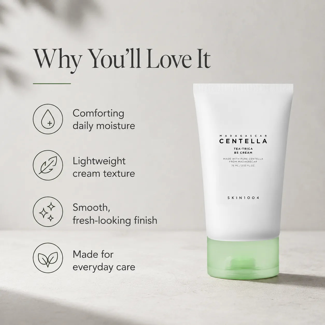 SKIN1004 Madagascar Centella Tea-Trica B5 Cream 75ml