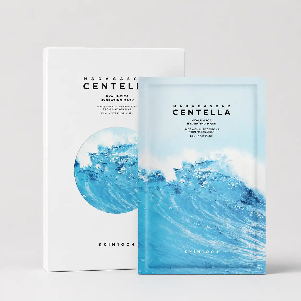 SKIN1004 hyalu cica hydrating mask pouch front