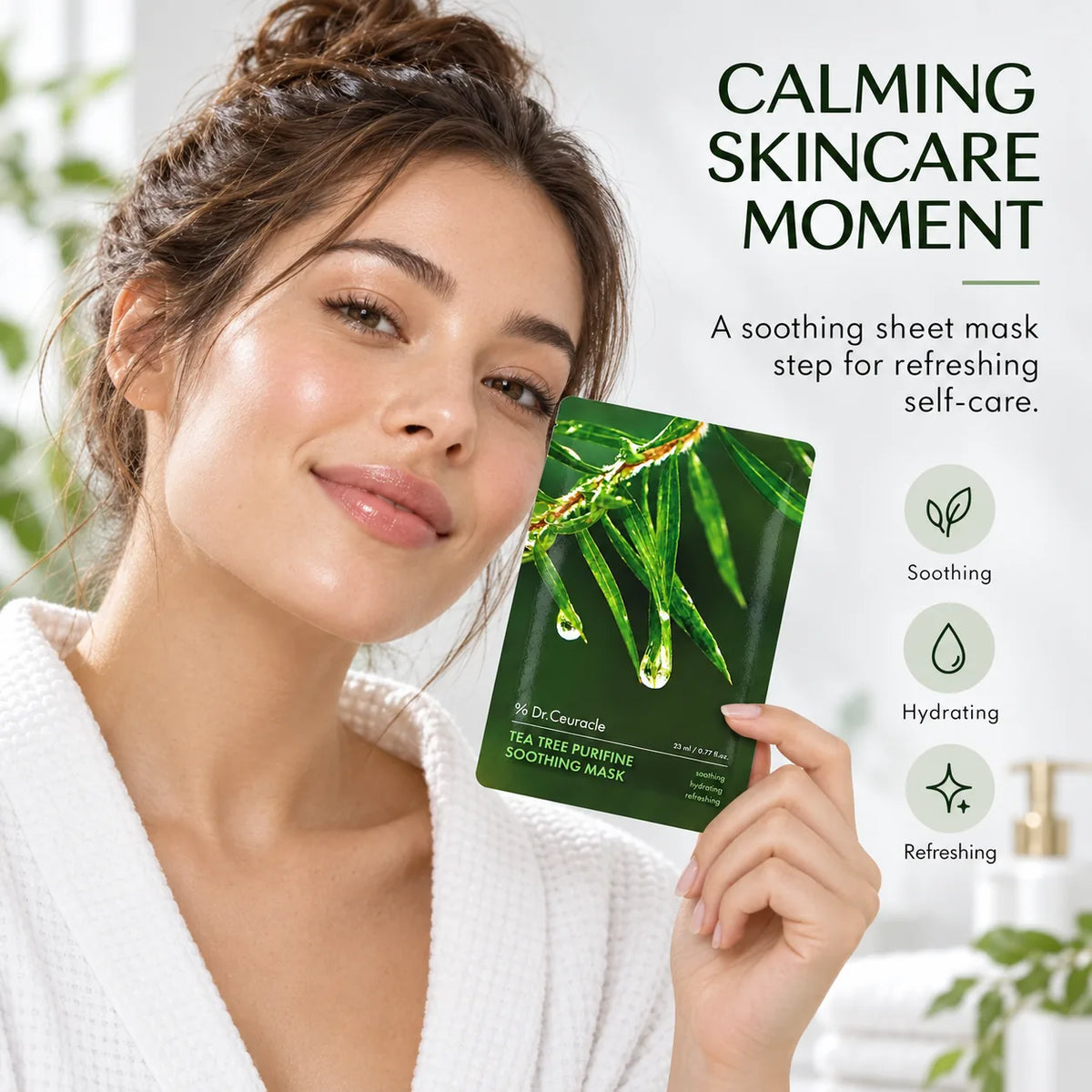 Dr. Ceuracle Tea Tree Purifine Soothing Mask 10ea