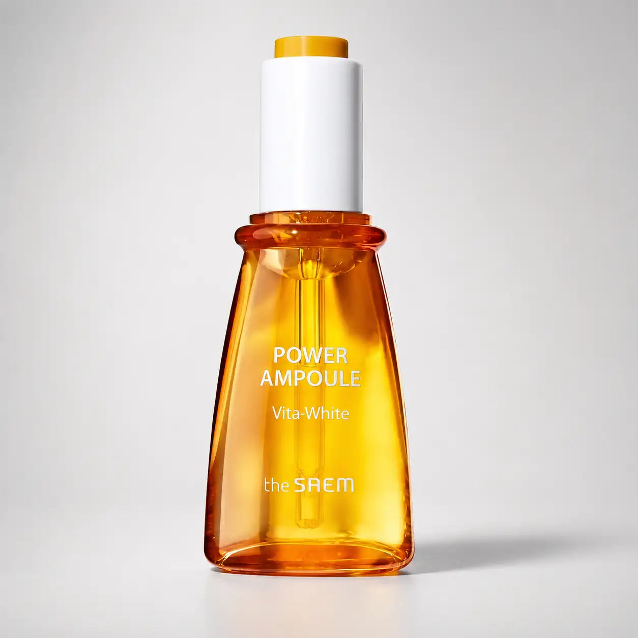 The Saem Power Ampoule Vita White 35ml bottle, front view