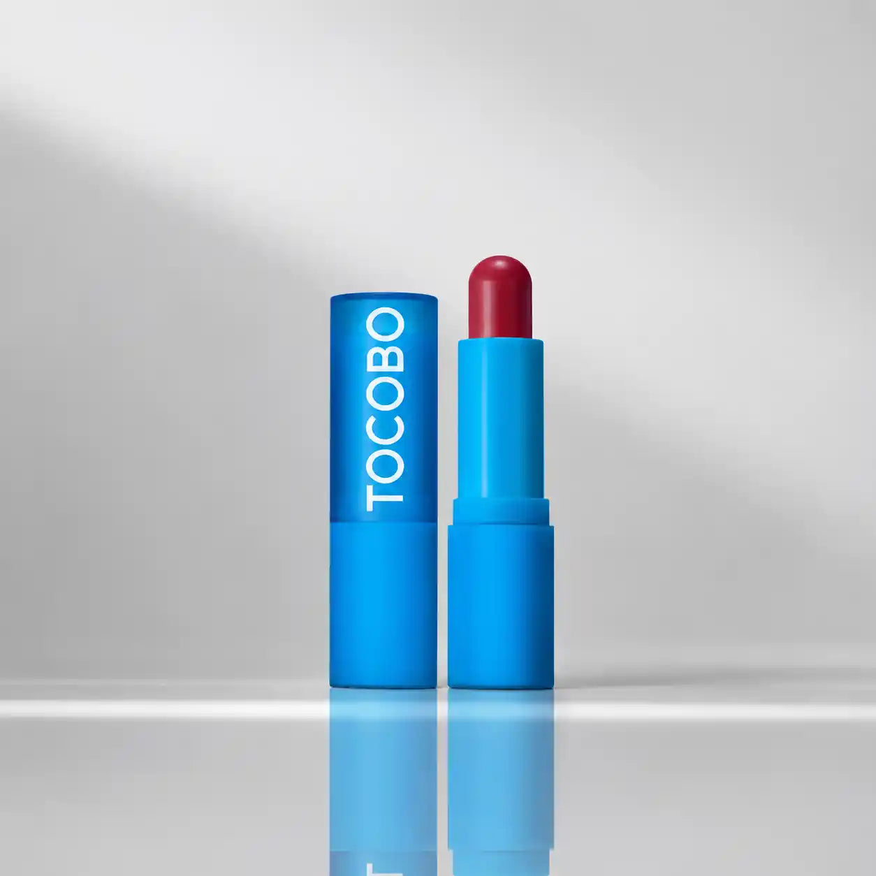 TOCOBO powder cream lip balm tube front view