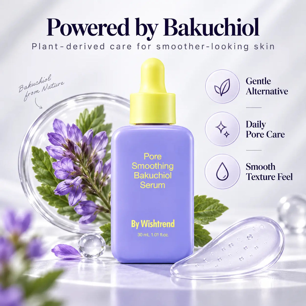 By Wishtrend Pore Smoothing Bakuchiol Serum 30ml